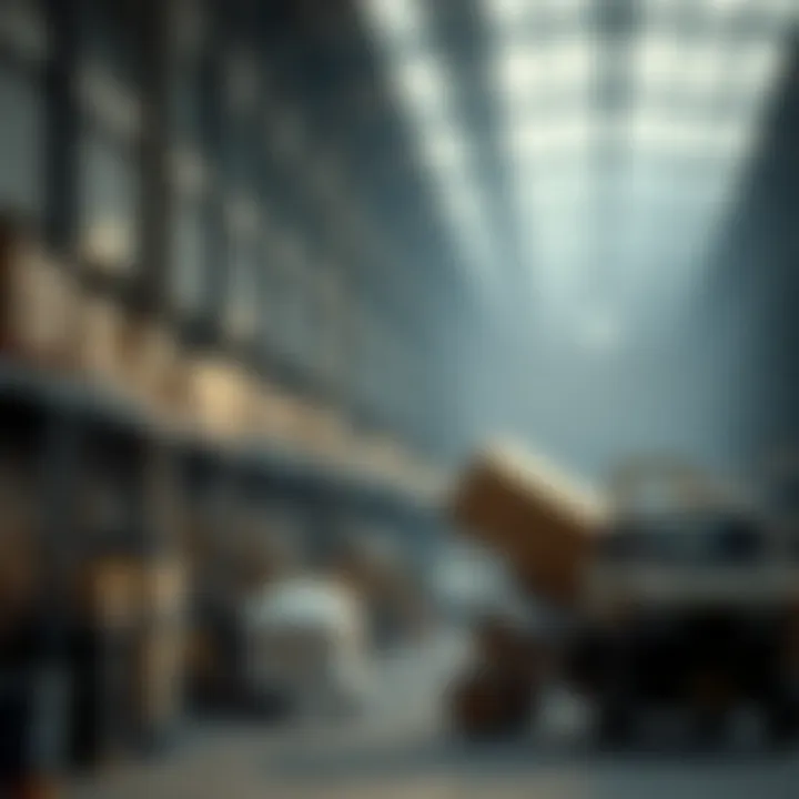 Economic Activities at Noon Warehouse Business activities at Noon Warehouse reflecting economic dynamics