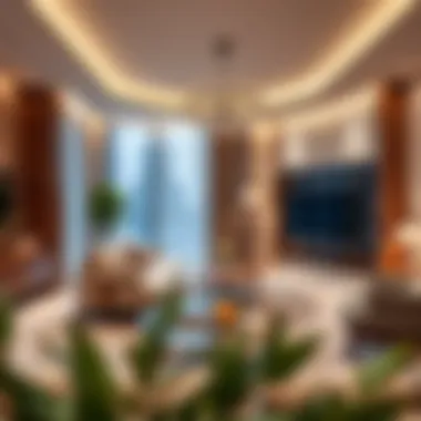 Elegant Interiors of Park Terrace Modern interiors of a residential unit within Park Terrace