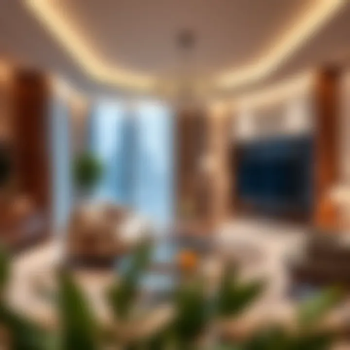 Elegant Interiors of Park Terrace Modern interiors of a residential unit within Park Terrace