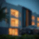Modern apartment exterior in Nad Al Hammar