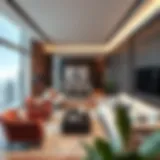 Modern Living in Business Bay Stylish apartment interior showcasing modern design in Business Bay