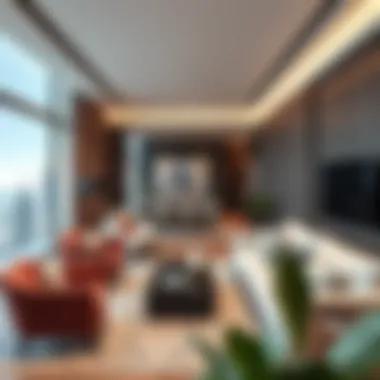 Modern Living in Business Bay Stylish apartment interior showcasing modern design in Business Bay
