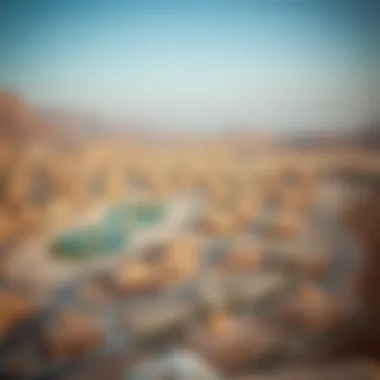 Scenic Overview of Tilal Al Ghaf Aerial view of Tilal Al Ghaf community highlighting its scenic landscape