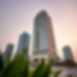Stunning view of Sidra Tower showcasing its architectural elegance