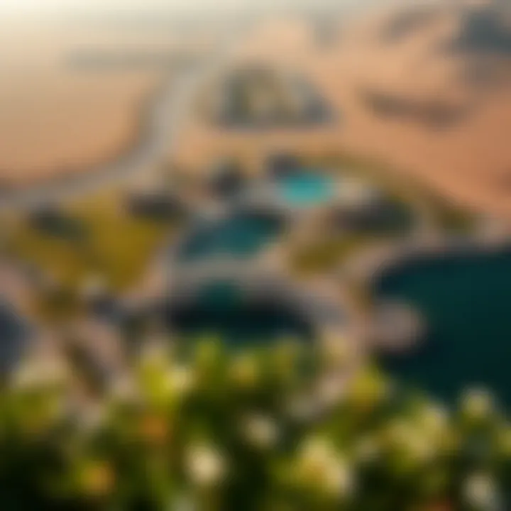 Aerial view showcasing the layout of Sobha Hartland Creek Vistas Reserve