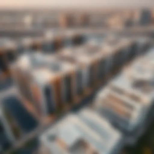 Aerial view of South Dubai showcasing modern architecture