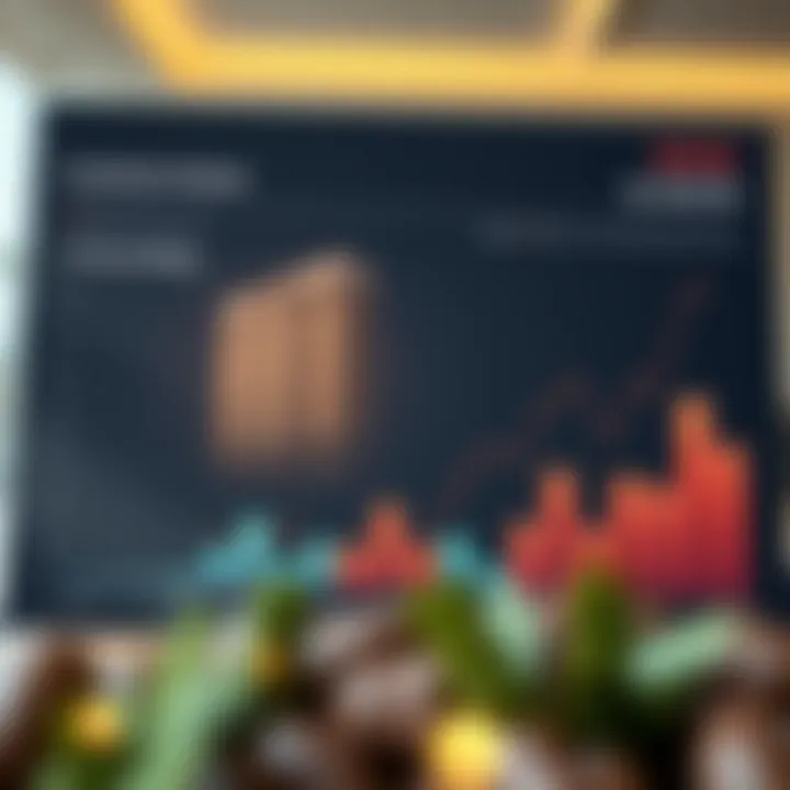 Graph depicting market trends and investment potential related to the building