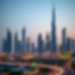The stunning skyline of Dubai showcasing modern skyscrapers
