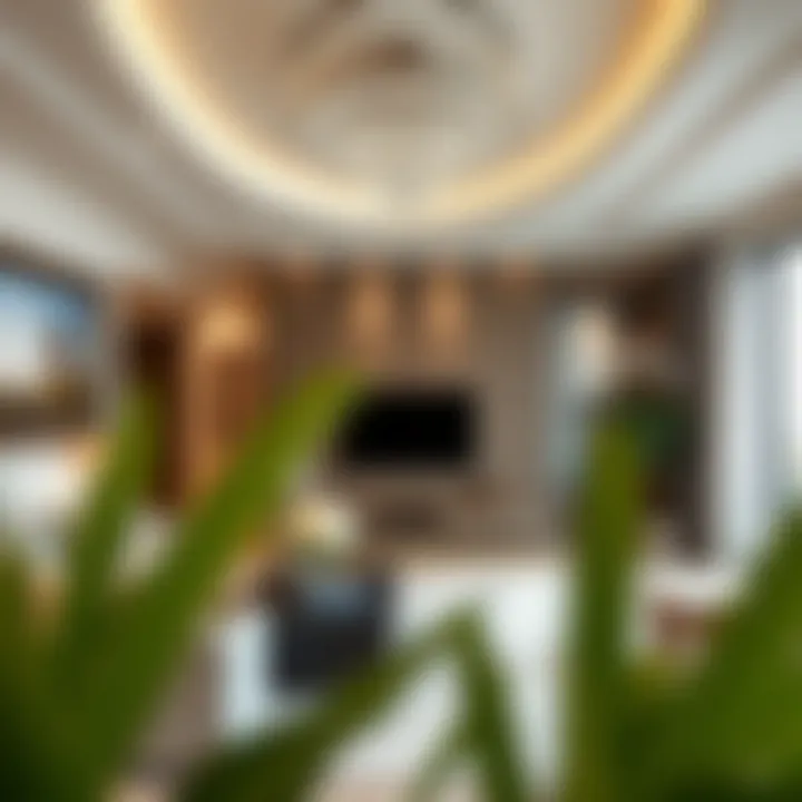 Interior design elements highlighting luxury living spaces in Villanova