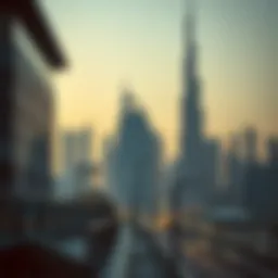 Symbolic representation of Mollak in Dubai's skyline