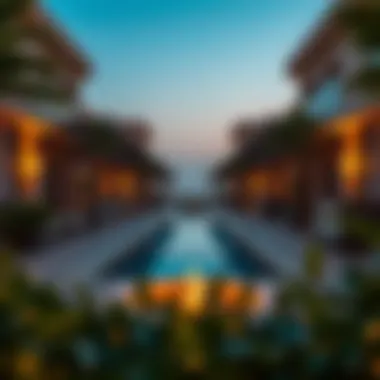 Luxurious accommodations in a serene setting