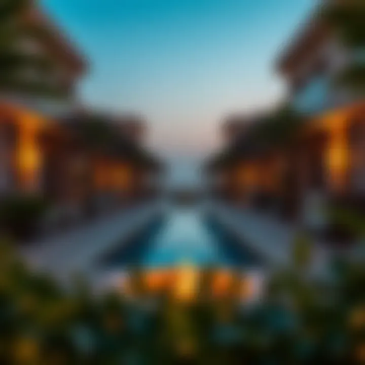 Luxurious accommodations in a serene setting