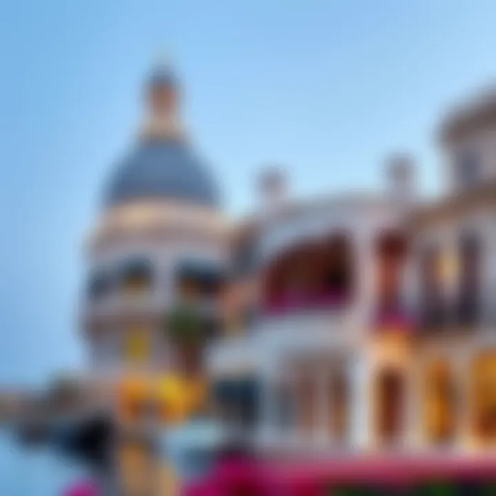 Unique blend of Venice and Dubai architectural styles