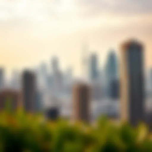Stunning skyline view of Cluster Q in Jumeirah Lake Towers