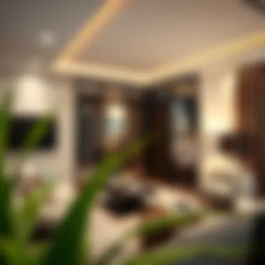 Stylish Partition Room Interior Contemporary partition room interior with stylish decor