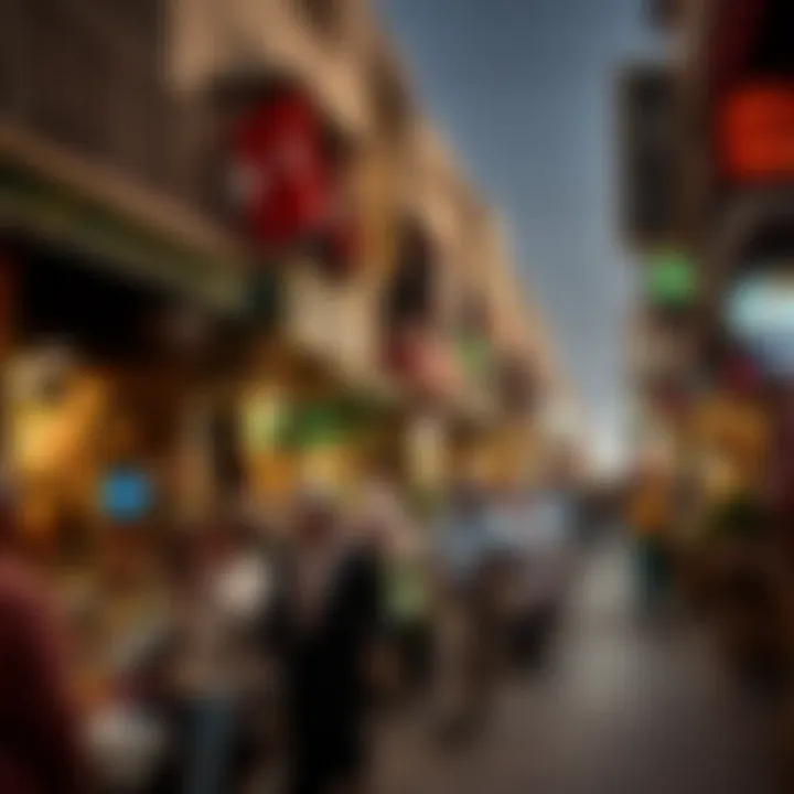 Bustling market scene reflecting the vibrant culture of the Old City