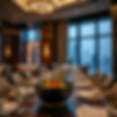 Gourmet Dining Experience at St. Regis Emaar Gourmet dining experience at St. Regis Emaar restaurant