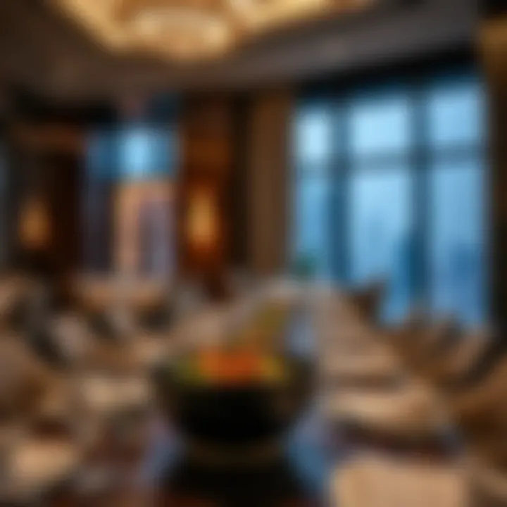 Gourmet Dining Experience at St. Regis Emaar Gourmet dining experience at St. Regis Emaar restaurant