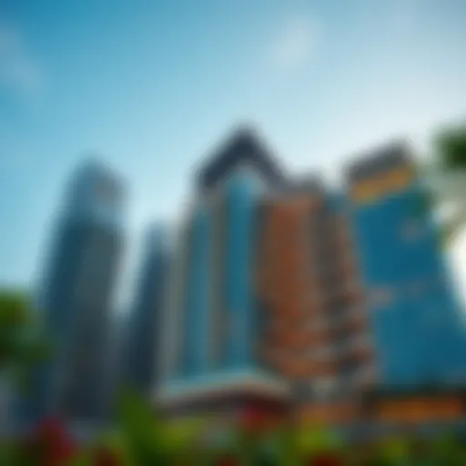 Stunning architectural view of Flamingo Z2 Tower showcasing its modern design