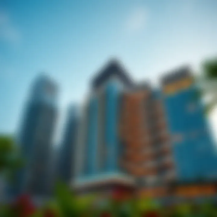 Architectural Marvel of Flamingo Z2 Tower Stunning architectural view of Flamingo Z2 Tower showcasing its modern design