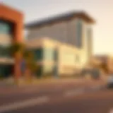 Visual representation of Dubai's free zone architecture