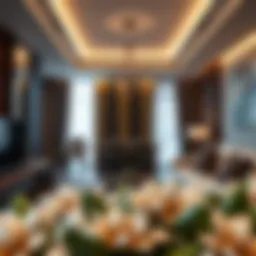 Stylish interior of Icon Delux Hotel Apartments