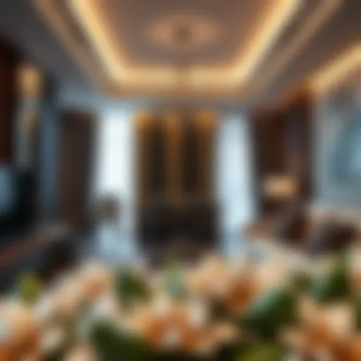 Stylish interior of Icon Delux Hotel Apartments