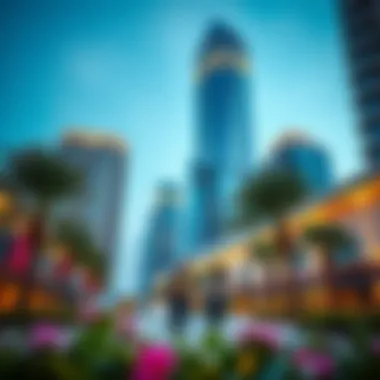 Community spaces surrounding Icon Tower fostering a vibrant neighborhood