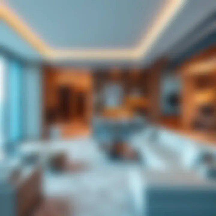 Interior design of Icon Tower illustrating luxurious amenities and modern spaces