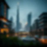 Modern Dubai skyline showcasing luxury properties