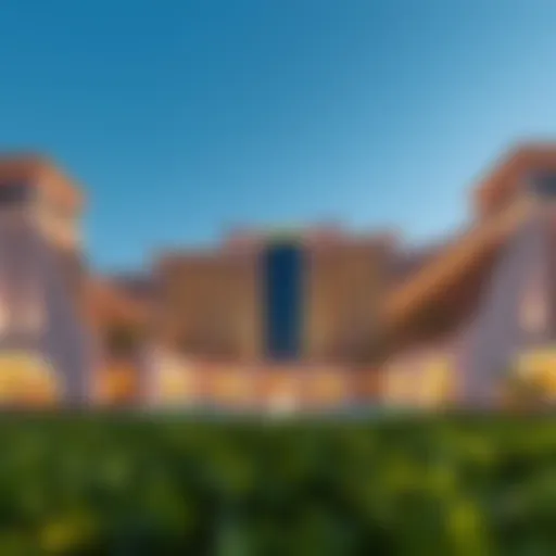 Stunning view of Intercontinental Fujairah's exterior architecture