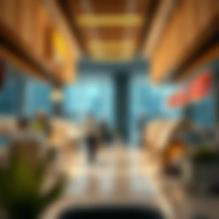 Artistic portrayal of a diverse job market in Dubai