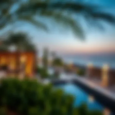 Vibrant community amenities and lush landscapes on Jumeira Bay Island