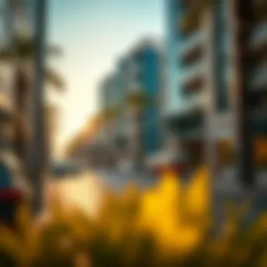 Lifestyle Scene in Meydan Avenue Vibrant lifestyle scene in Meydan Avenue