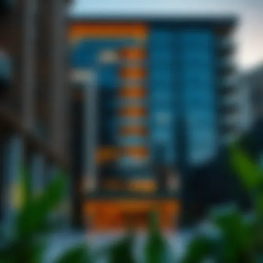 Stunning architectural design of Midtown by Deyaar showcasing modern aesthetics
