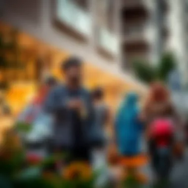 Vibrant community life surrounding Miracle Residence