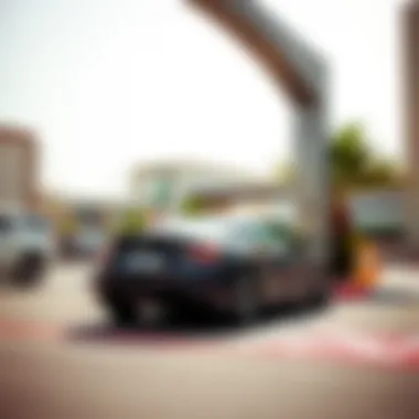 Convenient parking space available at Mirdif City Center
