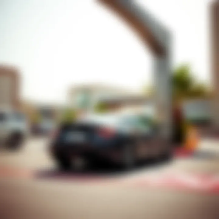 Convenient parking space available at Mirdif City Center