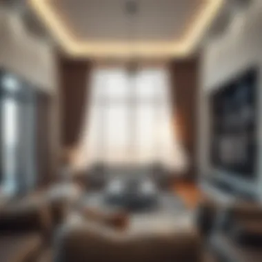 Modern apartment interior in Nad Al Hammar
