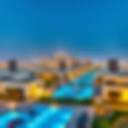 Stunning skyline view of Nad Al Hammar
