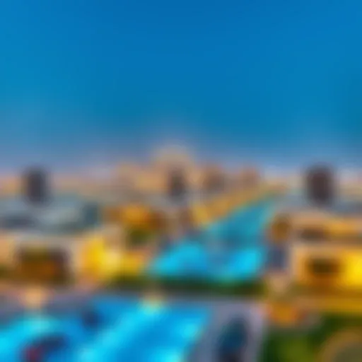Stunning skyline view of Nad Al Hammar