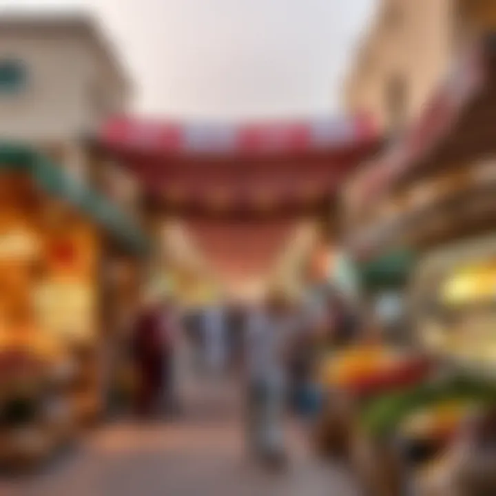 Exploring the Heartbeat of Nad Al Sheba: The Marketplace A vibrant marketplace in Nad Al Sheba reflecting local culture and commerce.