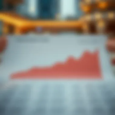 Graph illustrating rent trends over the past decade in Dubai