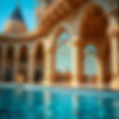 Architectural details of Omer Tower