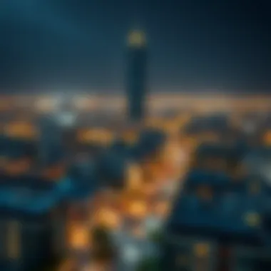 Surrounding neighborhood of Omer Tower