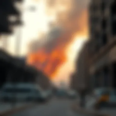 Post-Fire Damage Assessment in Dubai Sports City Damage assessment post-fire incident