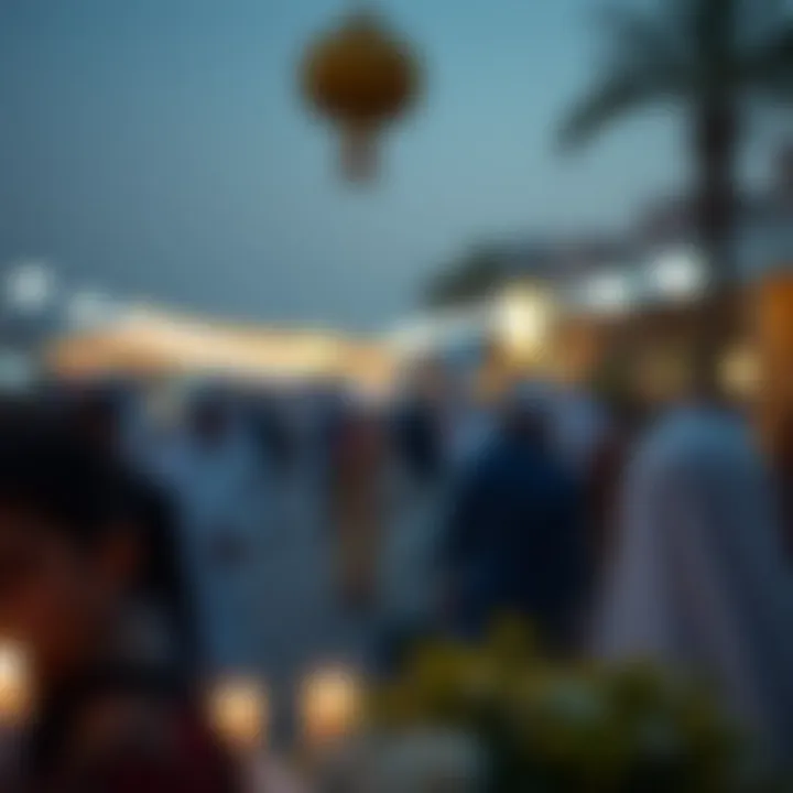 Cultural celebration during a holiday in the UAE