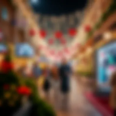 Festive decorations in a UAE city