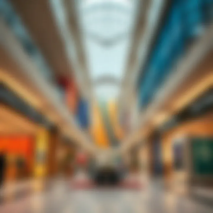 Vibrant Retail Spaces in Q1 Mall Interior shot highlighting the vibrant retail spaces in Q1 Mall