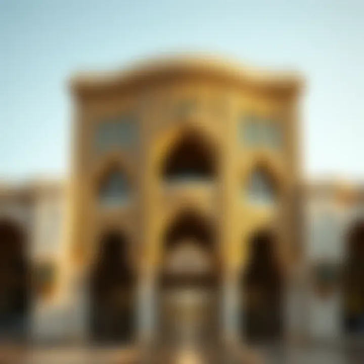 Architectural Elegance of Qasar Al Qasimia Intricate architectural details of Qasar Al Qasimia highlighting its unique design features